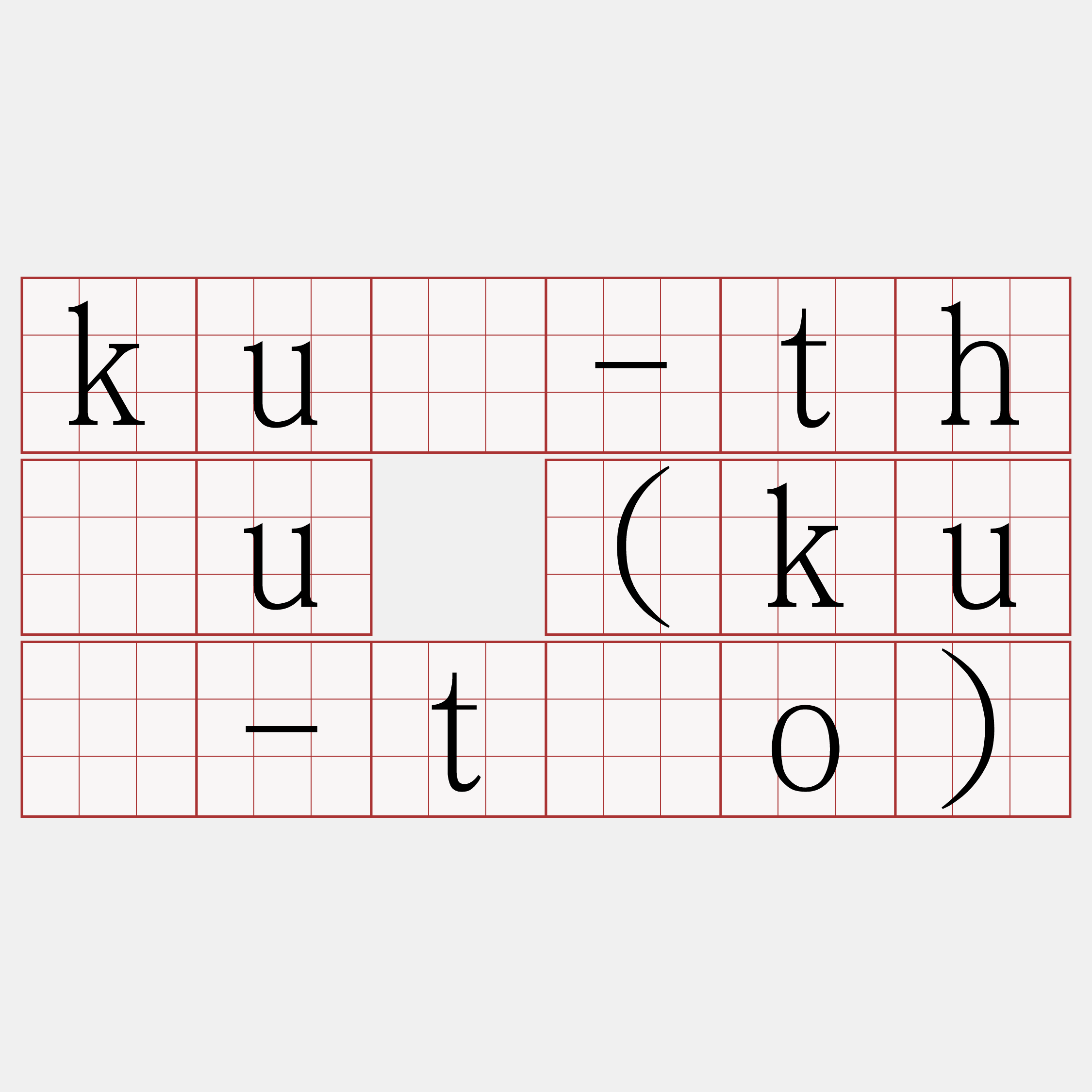 kuè-thâu (kuè-tōo)